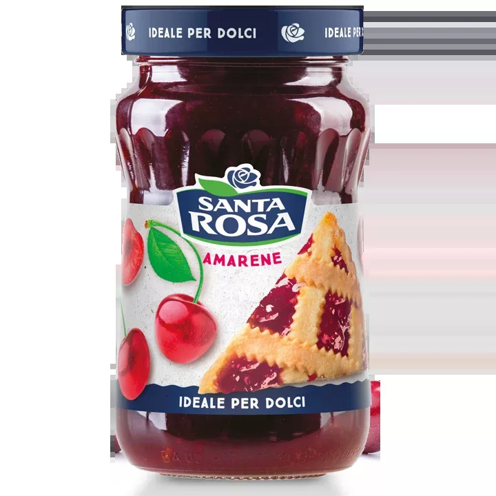 Santa Rosa Amarene Jam (Extra Black Cherry Jam), 21 oz | 600g