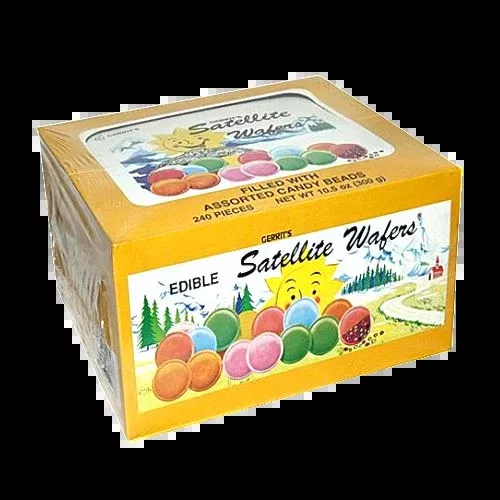 Satellite Wafers Candy - Box of 240