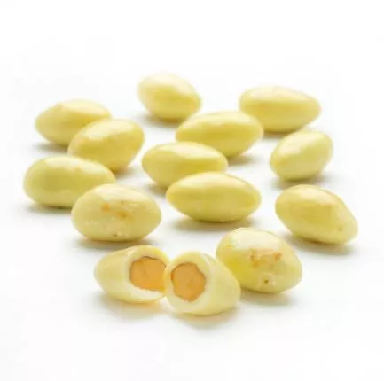 Sconza White Chocolate Coconut Almonds - 10oz Bulk Candy