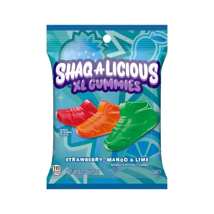 Shaq A Licious XL Gummiessnakers Peg Bag 6.2 oz