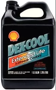 Shell Oil Frz Shell Dexcool 50/50 Pog 6ct
