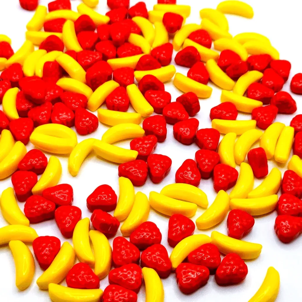 Silly Strawberry and Banana Candy