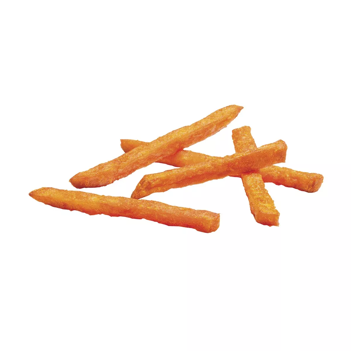 Simplot Frozen Simplot Sweets 6 Inch X 8 Inch Sweet Potato Thin Cut Fries 2.5 Pound Each - 6 Per Case