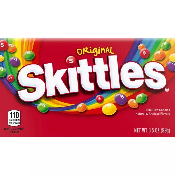 Skittles Original Bite Size Candies - 3.5-oz. Theater Box