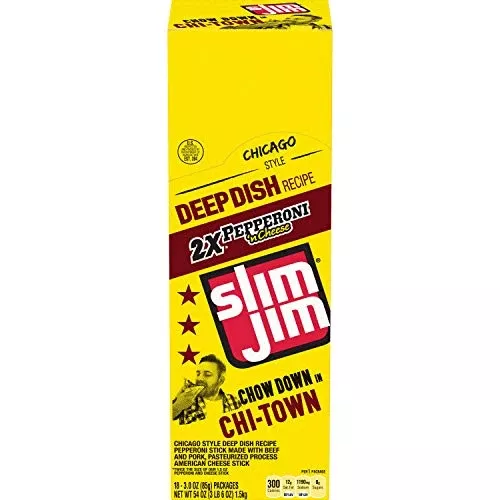 Slim Jim Jim Big Boss Pep Ch 3 oz 18 Per Box