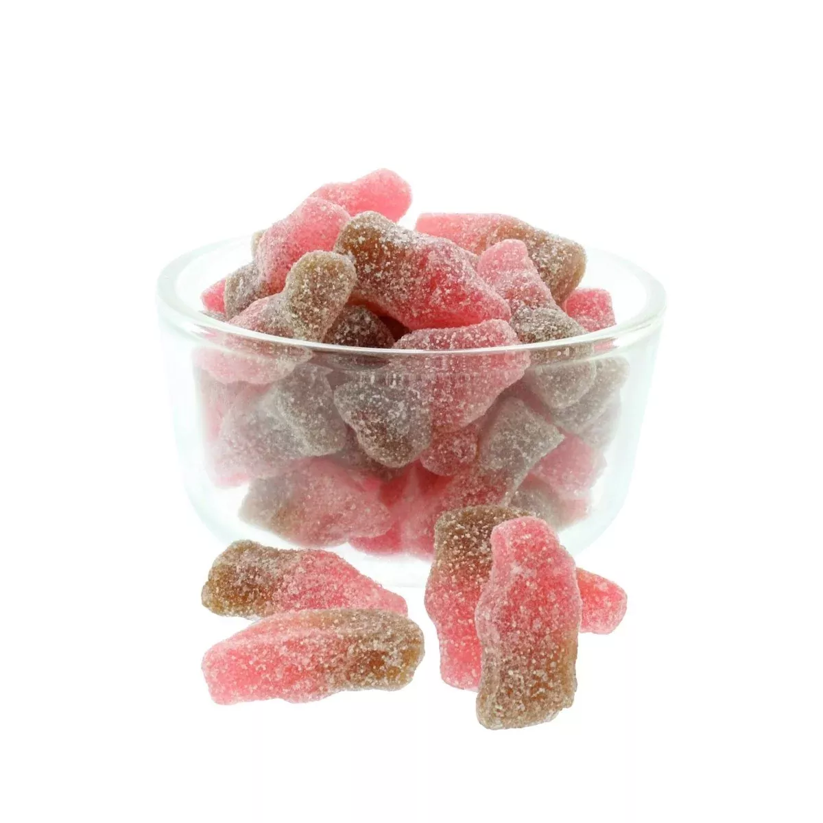 Small Sour Cherry Cola Bottles Bulk