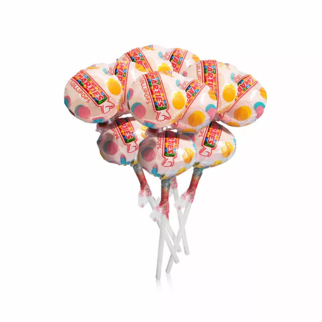 Smarties Lollipops Candy – Assorted Fruit Flavors – Bulk Value Bag – 1 lb