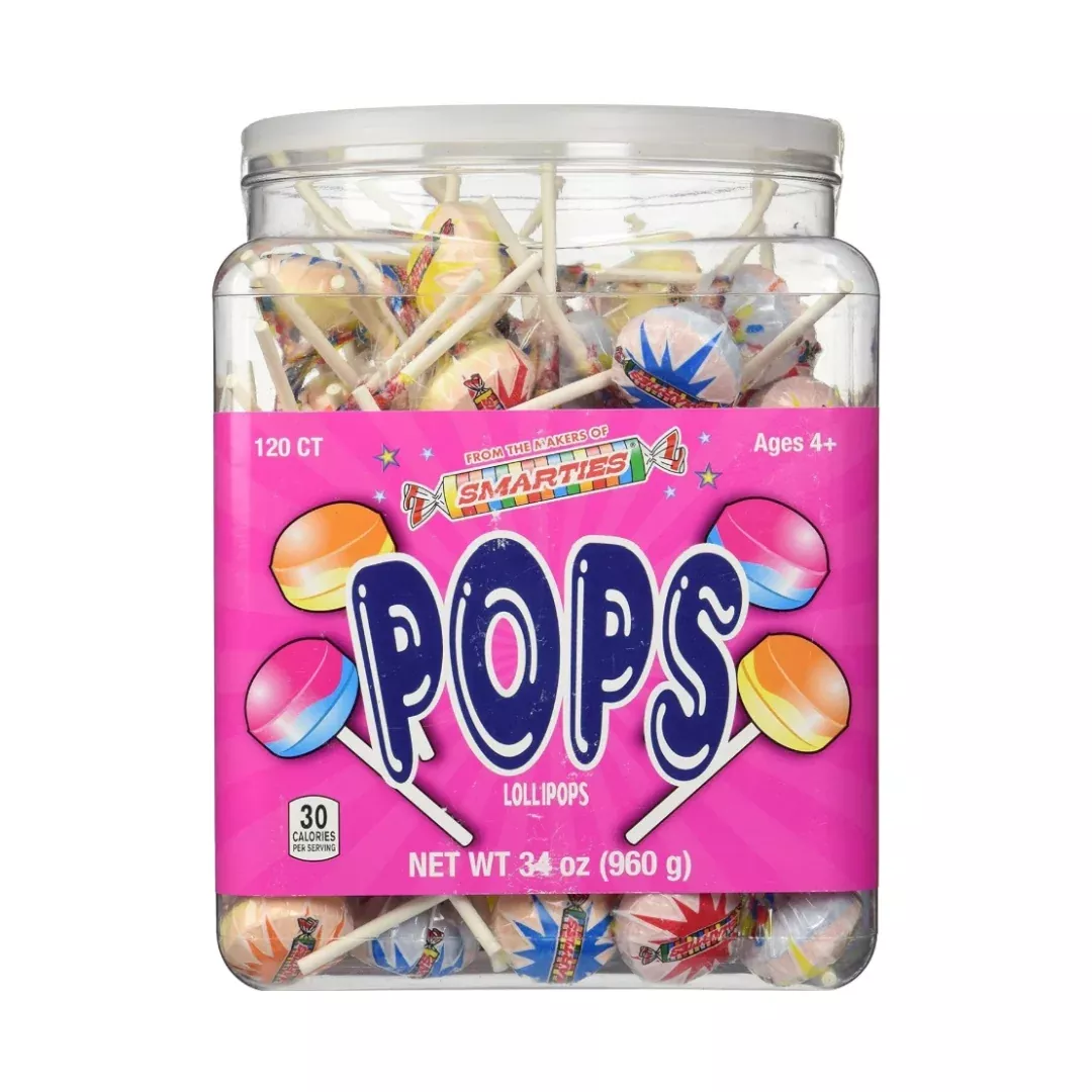 Smarties Wrapped Pops - 120ct