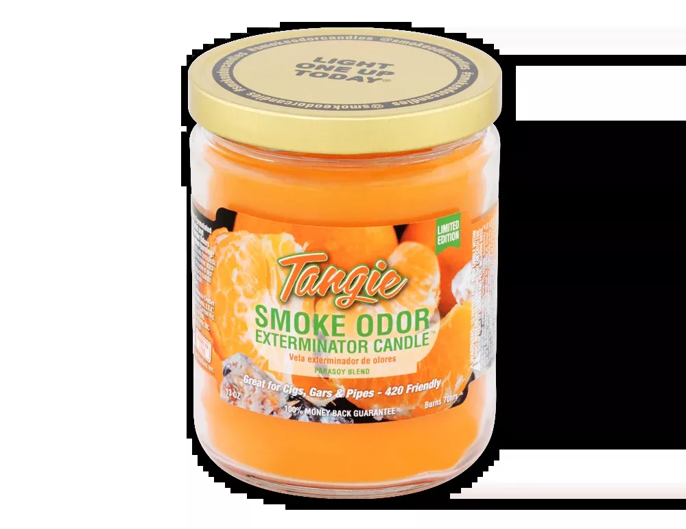 Smoke Odor Exterminator Jar Candle Tangie12ct