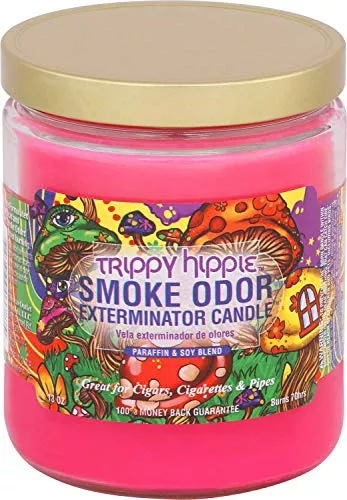 Smoke Odor Exterminator Jar Trippie Hippie 12 Per Box