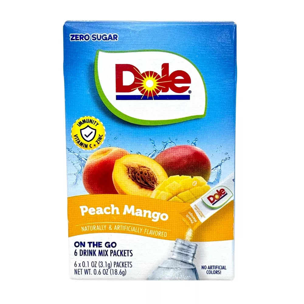 Snapple Singles To Go Dole Peach Mango (3.1g each packet)