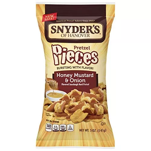 Snyder's of Hanover Honey Must Onion 5 oz 8ct