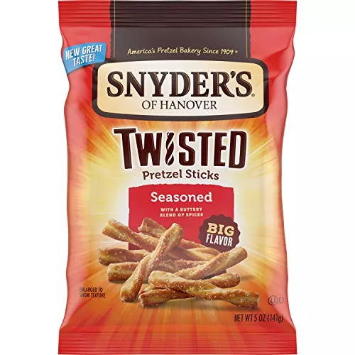 Snyder's of Hanover Twisted Seasoned 5 oz 8 Per Bag