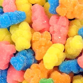 Sour Neon Gummy Bears 5LB Bulk