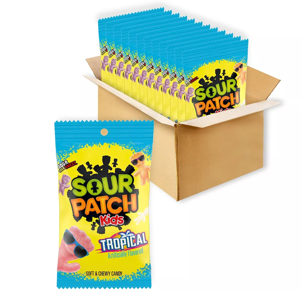 Sour Patch Kids Trop Peg Bag 8 oz Single Bag
