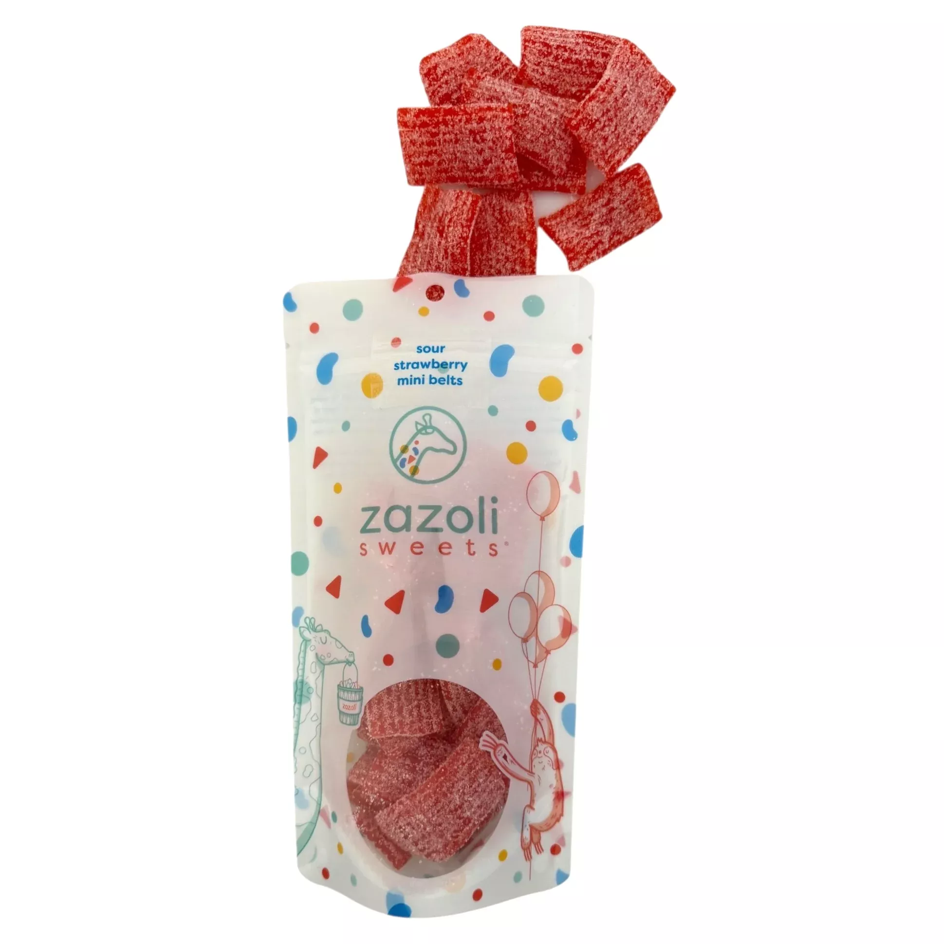 Sour Power Sour Strawberry Mini Belts