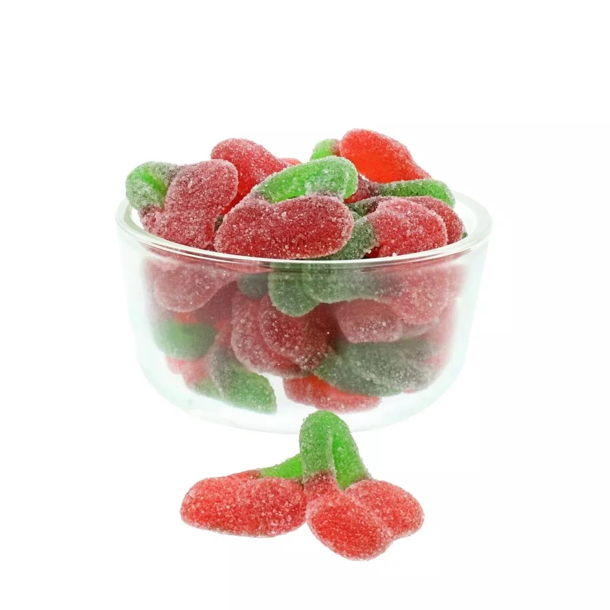 Sour Sanded Twin Cherries Bulk