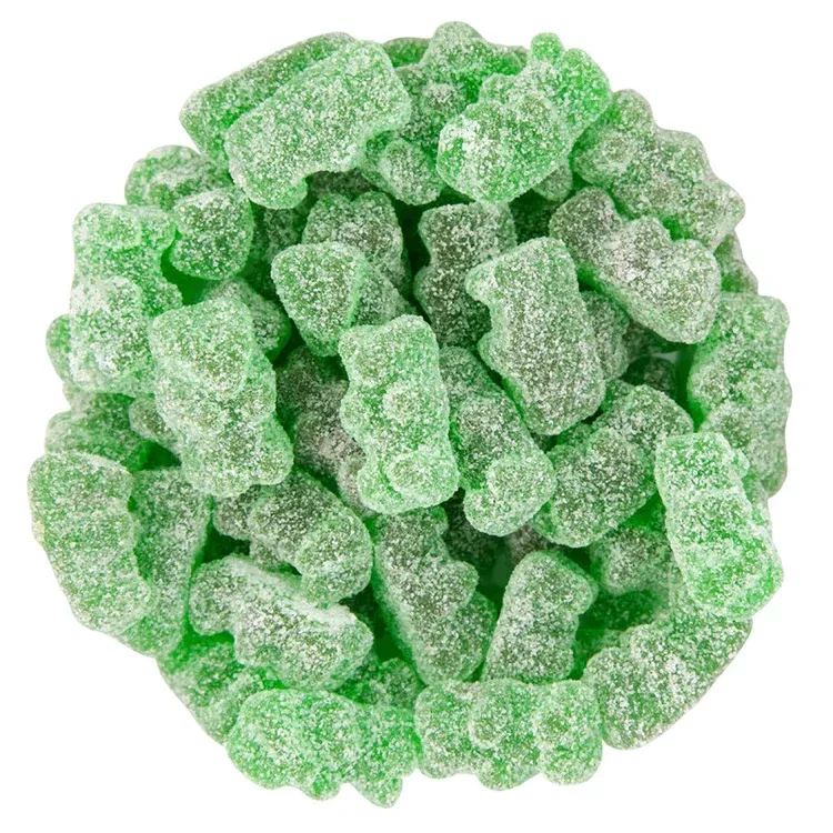 Sour Tangy Green Apple Gummy Bears
