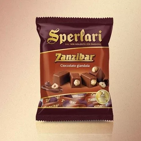Sperlari Zanzibar Classic Gianduja Chocolate Mini, 4.58 oz