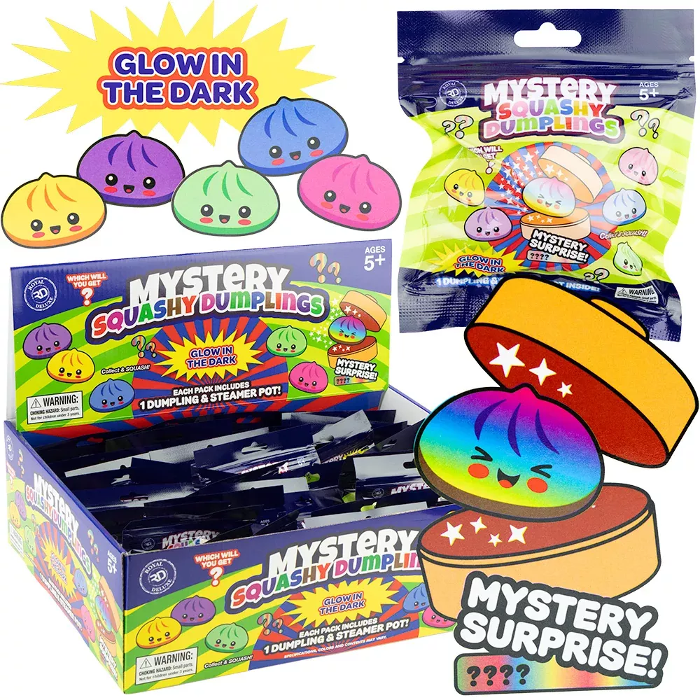 Squeezy Glow In The Dark Mini Mystery Dumplings