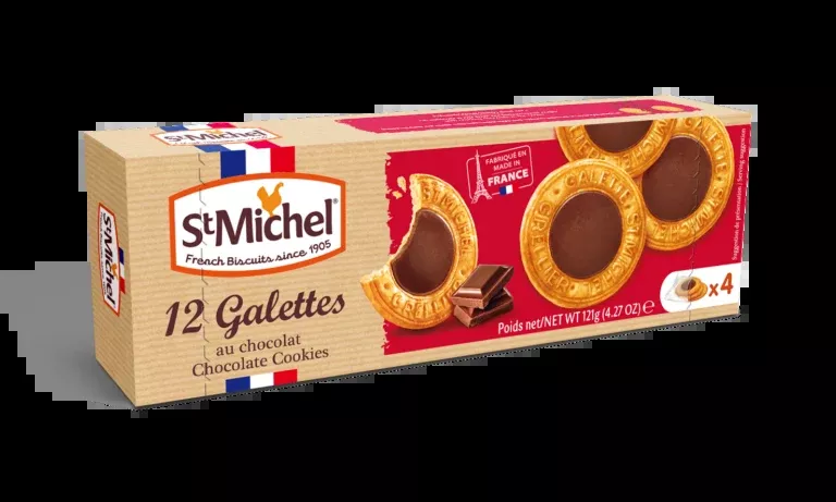 St Michel Galettes with Chocolate, 4.27 oz | 121g