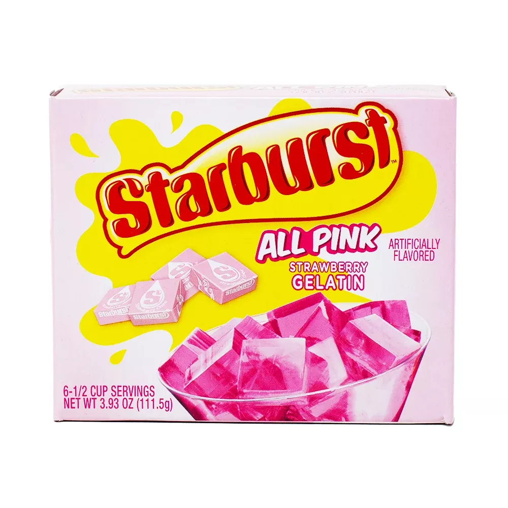 Starburst All Pink Gelatin Dessert Mix - 3.93oz