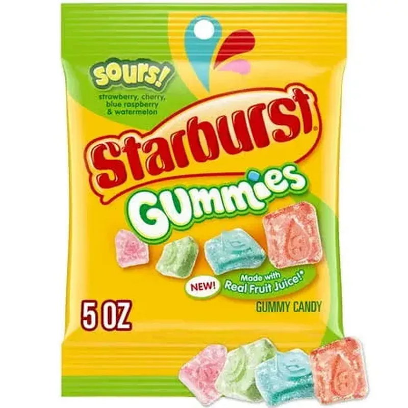 starburst gummies sours (5oz)