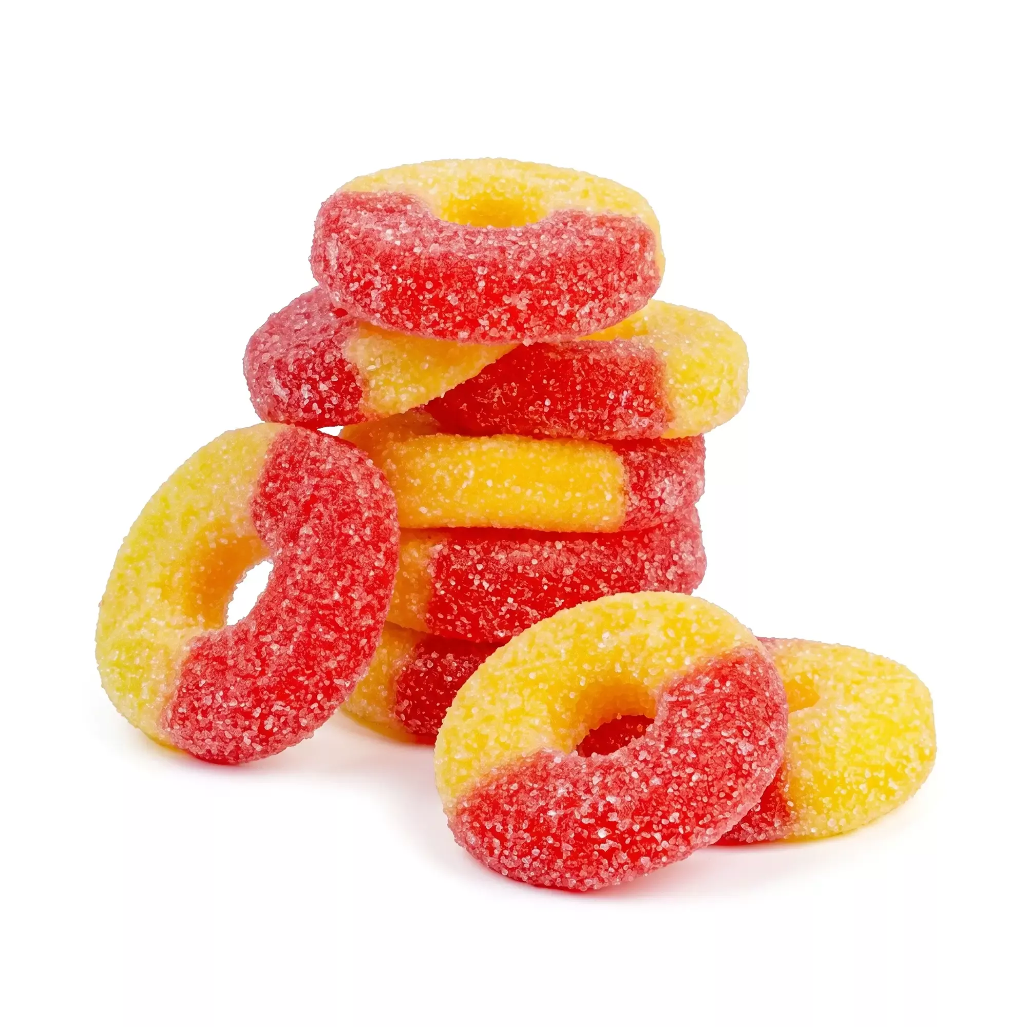 Strawberry and Banana Gummy Rings