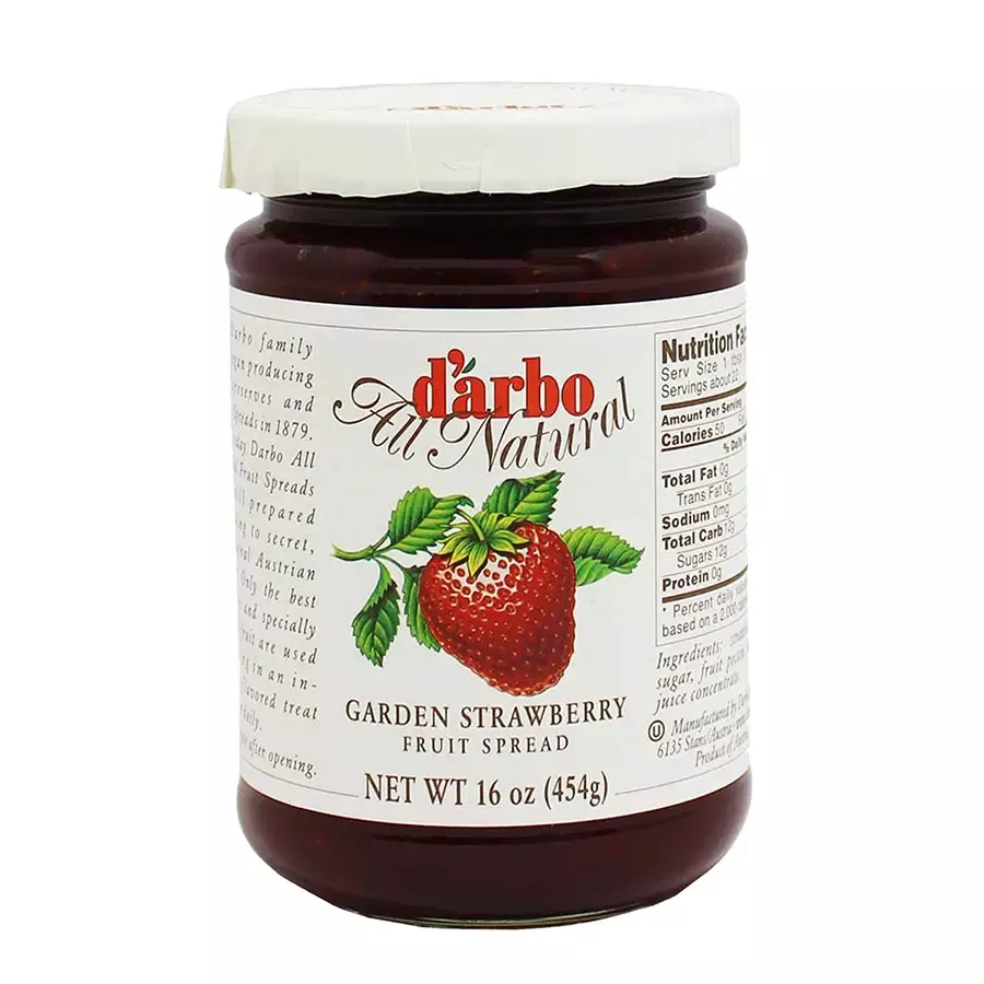 Strawberry Jam (Strawberry Fruit Spread) - 16 Oz