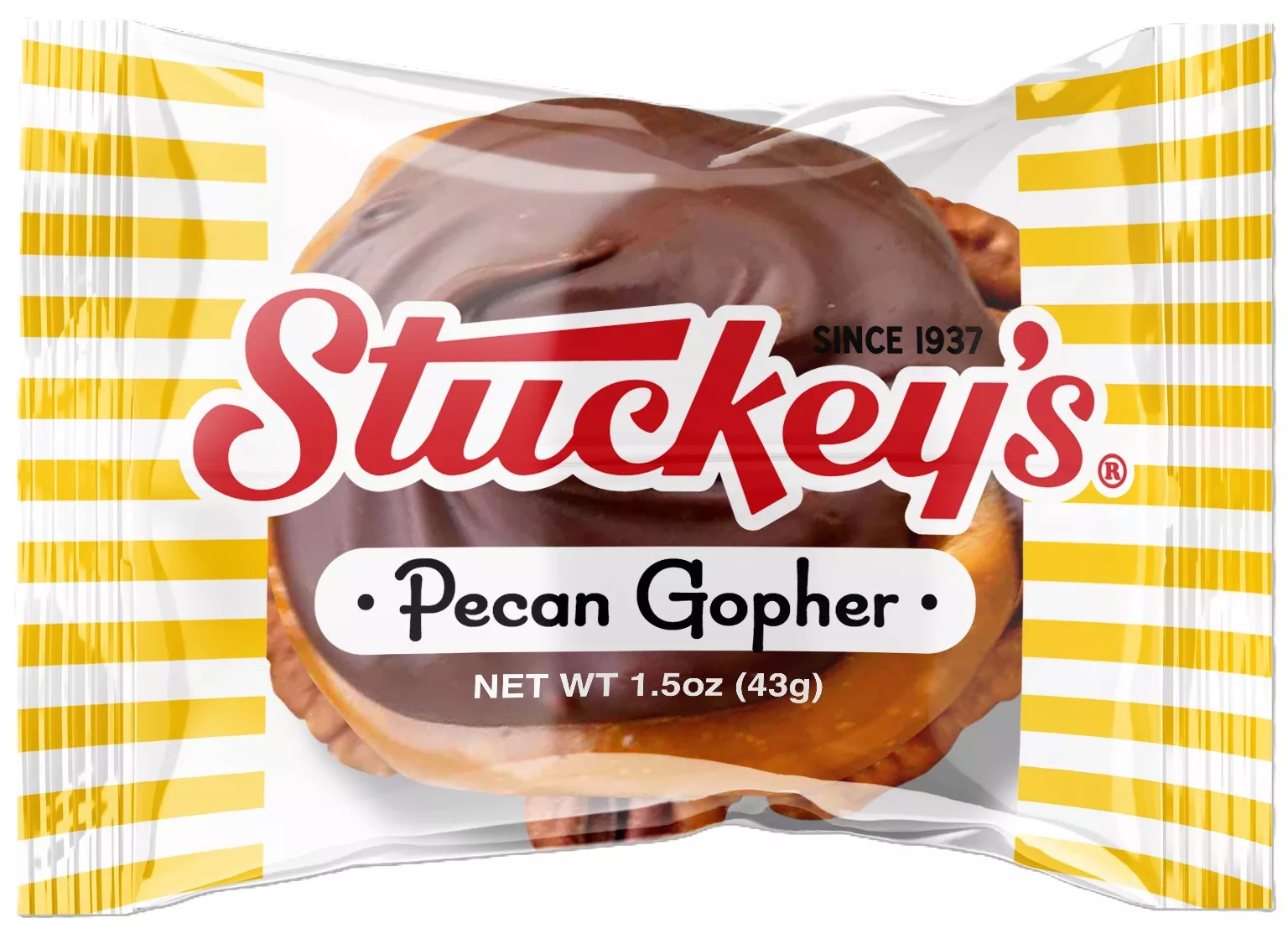 Stuckey's Pecan Gopher - 1.5oz Milk Chocolate Candy