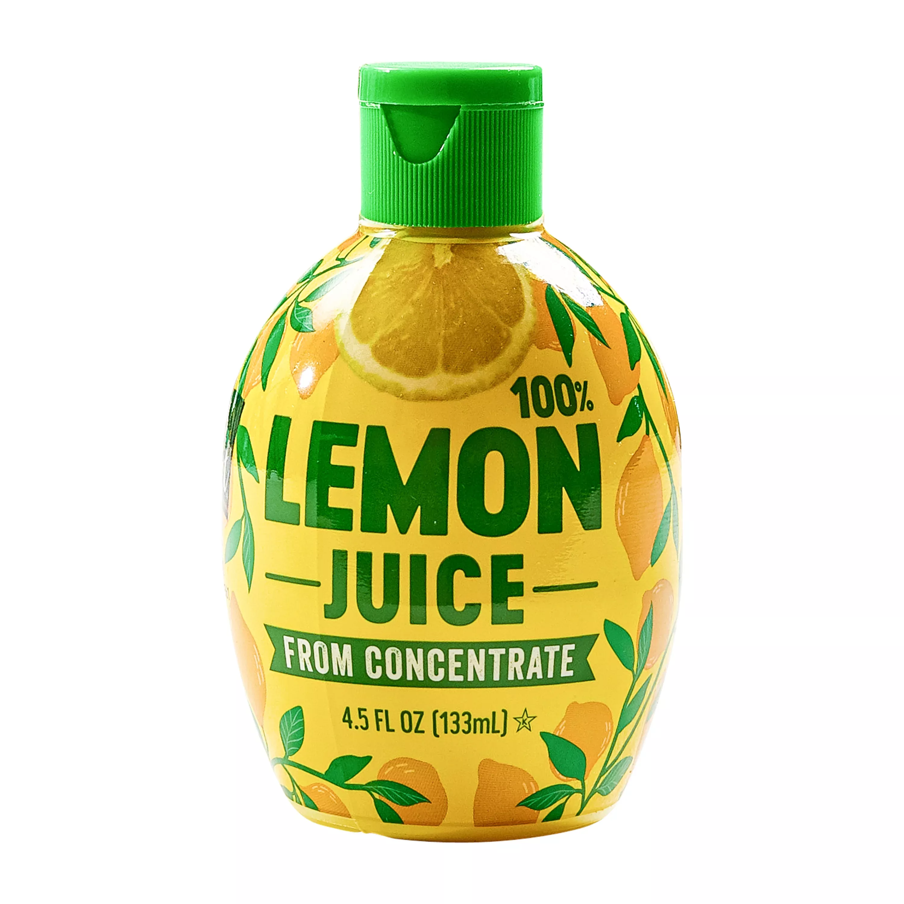 Sugar Foods Lemon Juice Squeeze Bottle 0.281 Pound Each - 24 Per Case