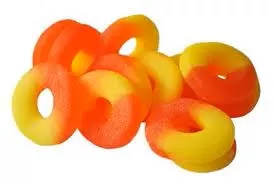 Sugar Free Peach Gummy Rings4.5LB Bulk