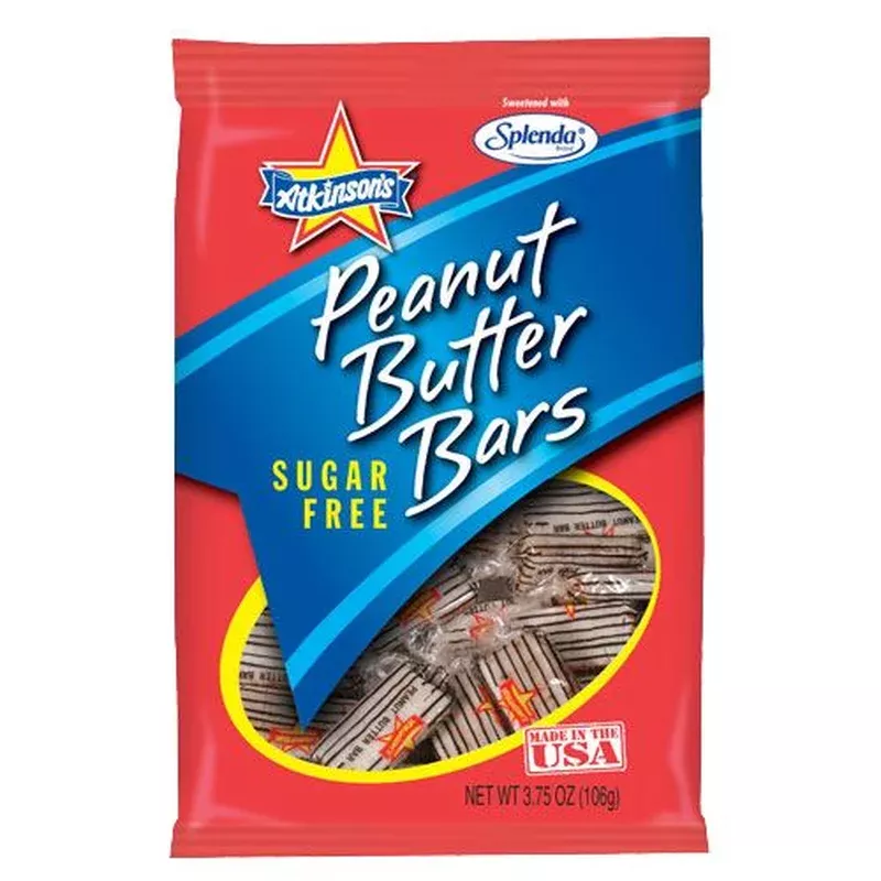 Sugar Free Peanut Butter Bars - 3.75-oz. Bag