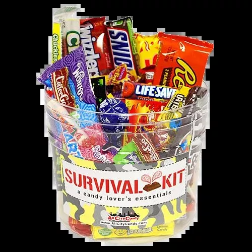 Survival Kit Candy Gift Tub