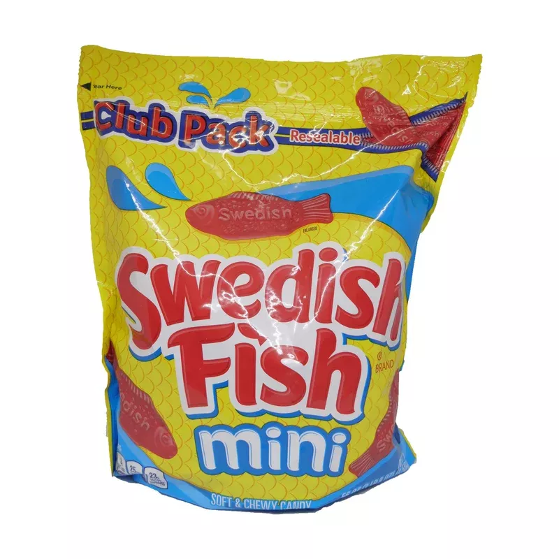 Swedish Fish Mini Soft & Chewy Candy - 3.5 LB Resealable Bag
