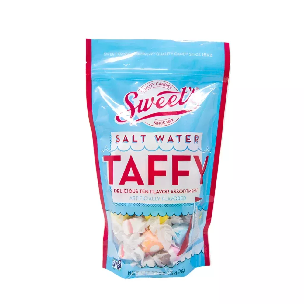 Sweets Assorted Salt Water Taffy 12oz Bag