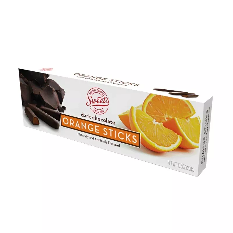 Sweets Dark Chocolate Orange Sticks 10.5oz box