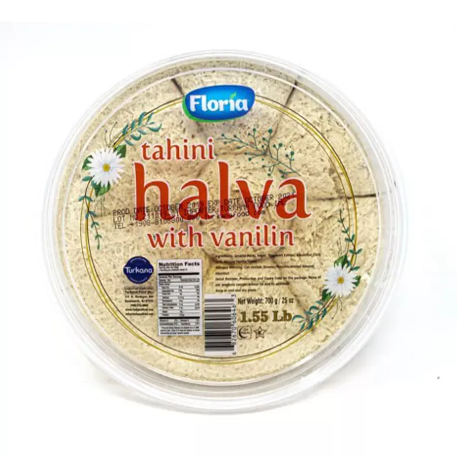 Tahini Halva Plain - Vanilla Flavored