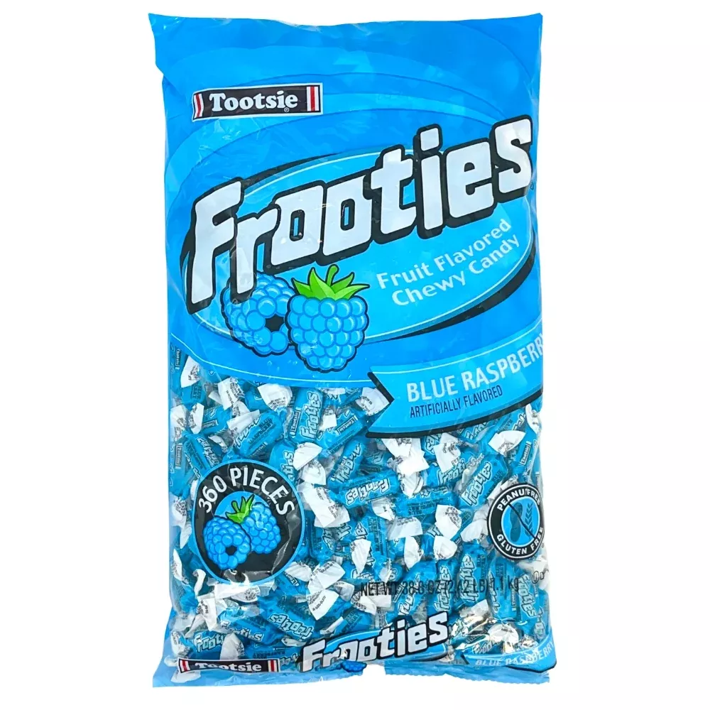 Tootsie Roll Frooties Blue Raspberry Candy - 360 Pieces