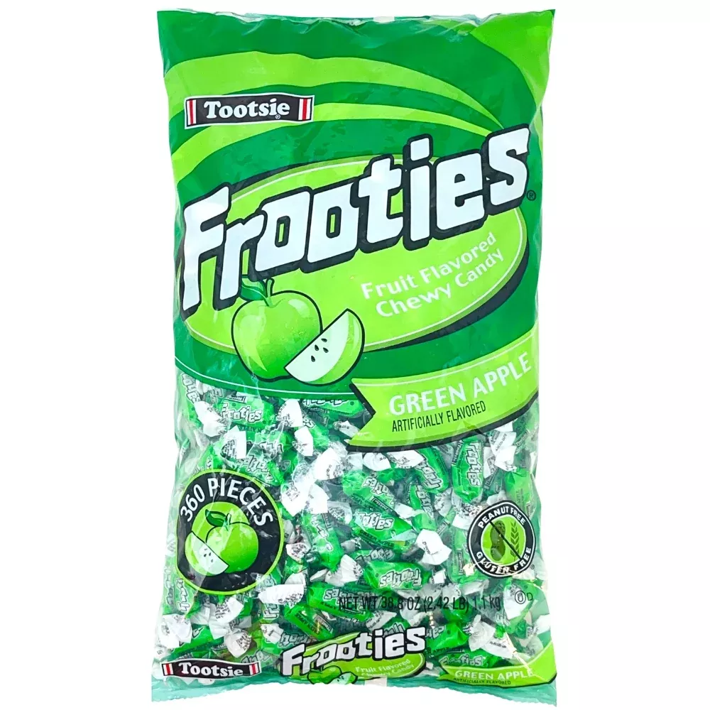 Tootsie Roll Frooties Green Apple Candy - 360 Pieces