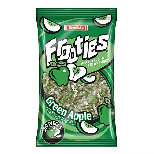 Tootsie Roll Green Apple 360 Per Bag