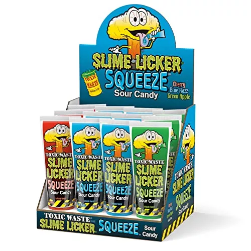 Toxic Waste Squeeze Slime Licker 12 Per Box