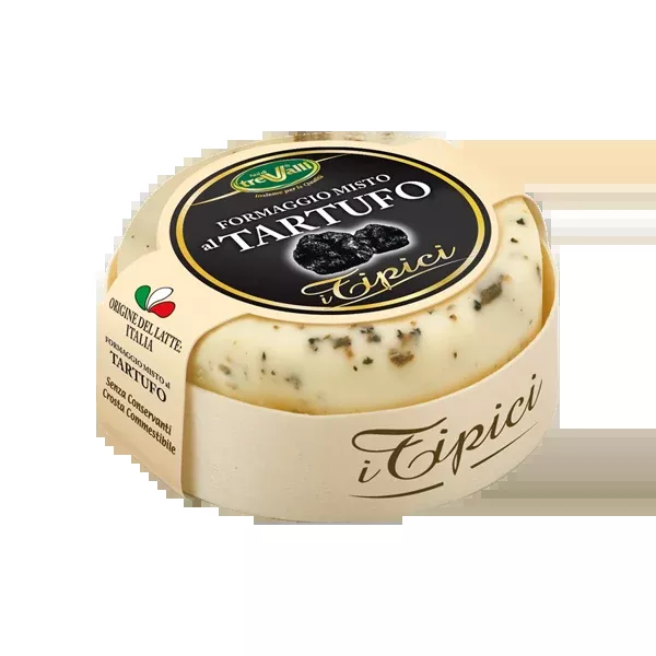 TreValli Cheese with Black Truffle, 6.3 oz | 180g