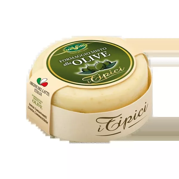 TreValli Cheese with Olives, 6.3 oz | 180g