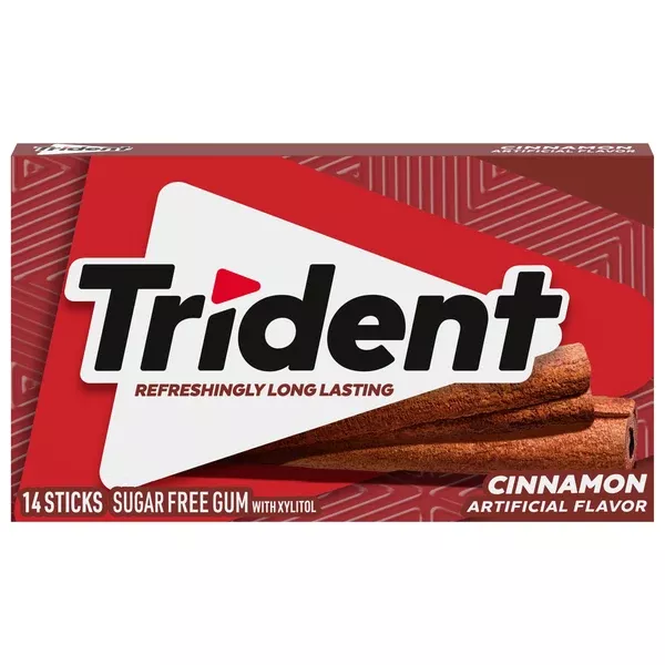 Trident Cinnamon Sugar Free Gum - 14-Piece Pack