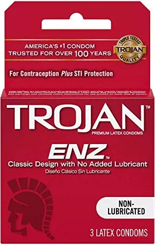 TROJAN Condom Regular 3s 6 Per Package