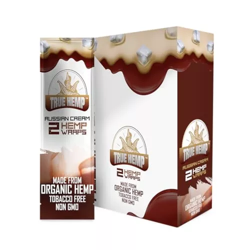 True Hemp Hemp Wrap Flvrless 2pk 25 Per Box