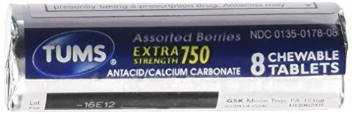 TUMS Ex Berry Asst 8 oz 12 Per Box