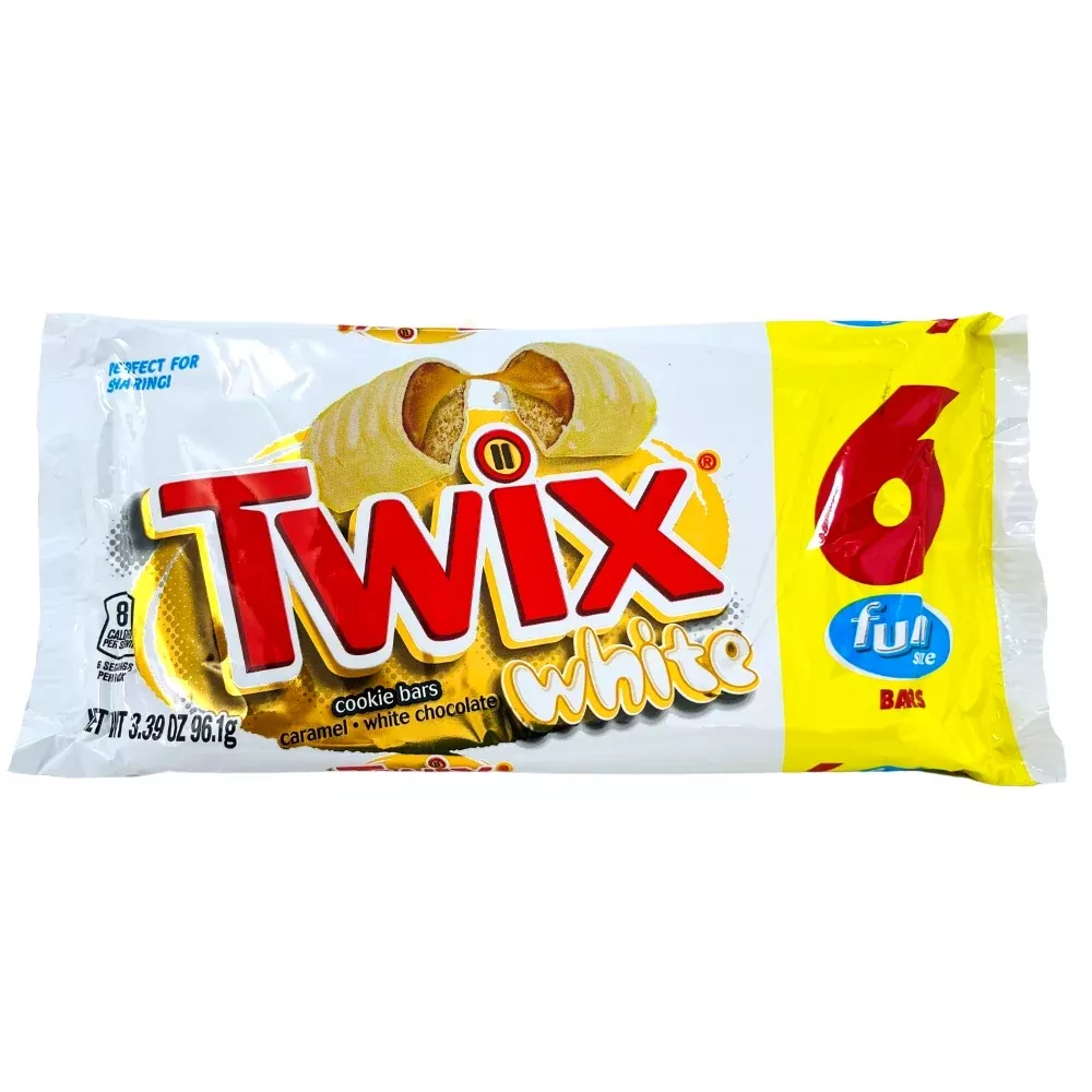 Twix White Chocolate 6 fun size bars