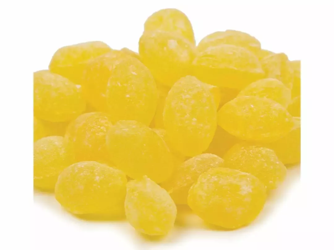 Unwrapped Bulk Candy Sanded Lemon Drops Old Fashioned Hard Candy 1 Pound Claey’s Candies